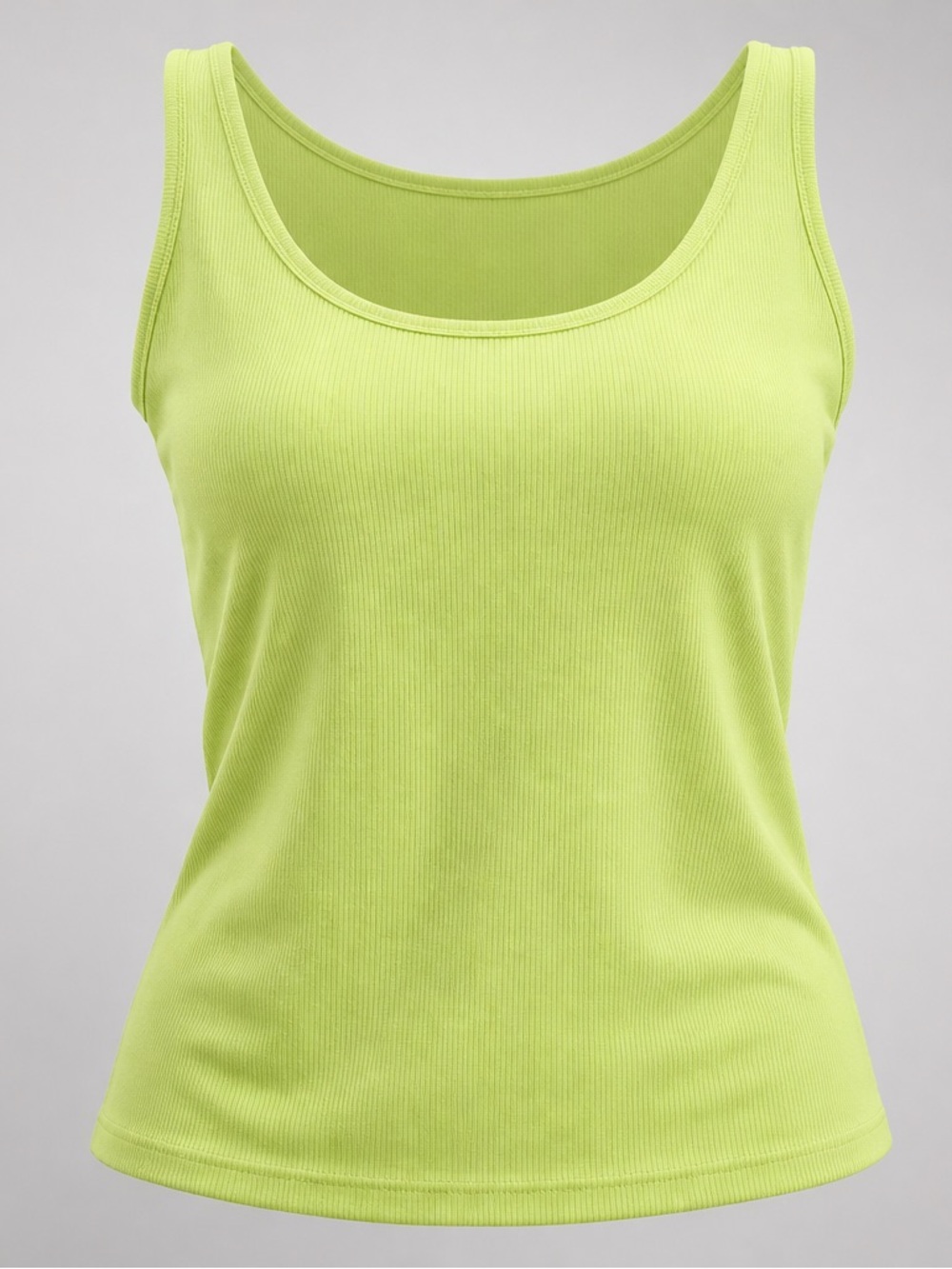 Women's Lime Green Tank Top #208